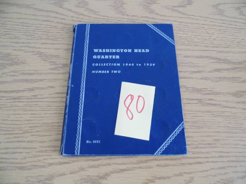 lot 80 image: Book of Washington Quarters