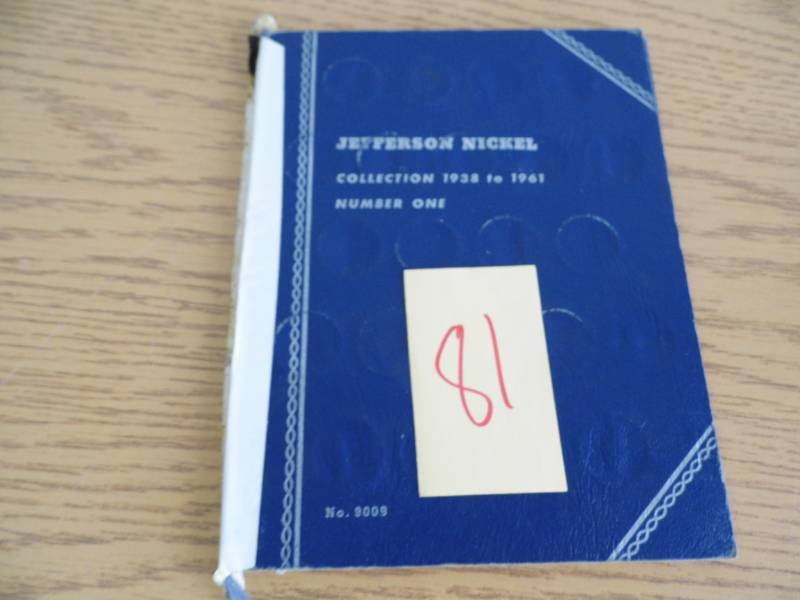 lot 81 image: Book of Jefferson Nickels