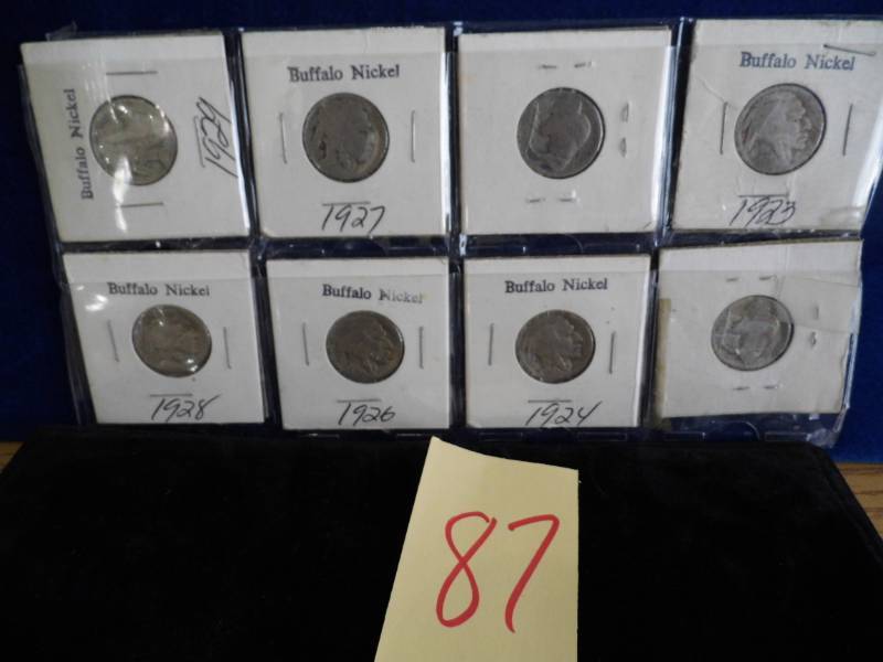 lot 87 image: Lot of Buffalo Nickels