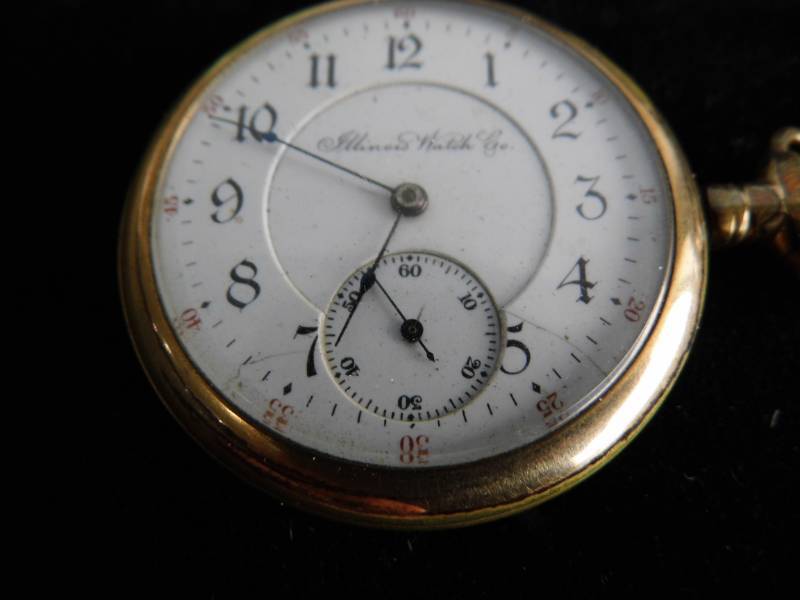 lot 125 image: Illinois Watch Co. Pocket Watch