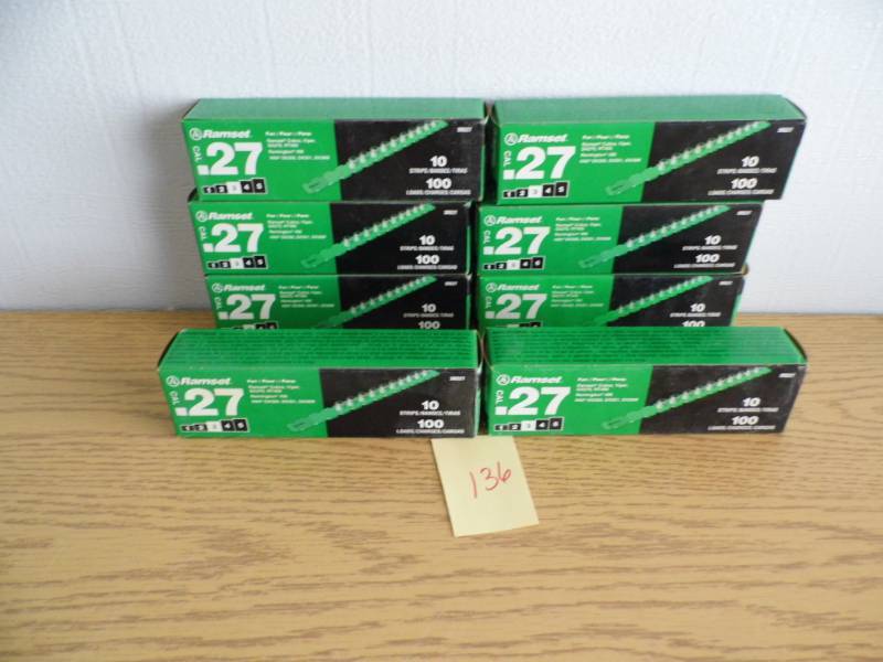 lot 136 image: Lot of 8 Ramset Strips