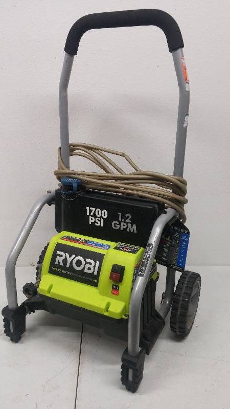 lot 3 image: Ryobi 1700psi Pressure Washer, tested as-working
