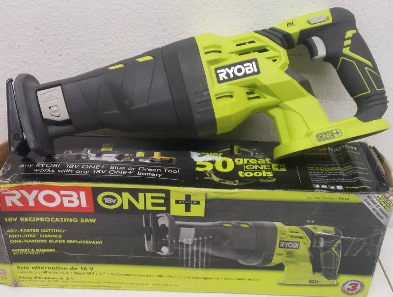 lot 16 image: Ryobi One Cordless Reciprocating Saw, tested as-working