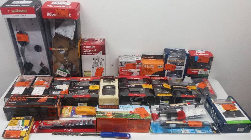 lot 39 image: Assorted Tools and Hardware Bulk Lot