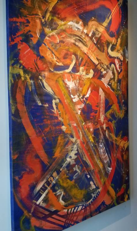 lot 2 image: Acrylic on Canvas by Liza Dorsey