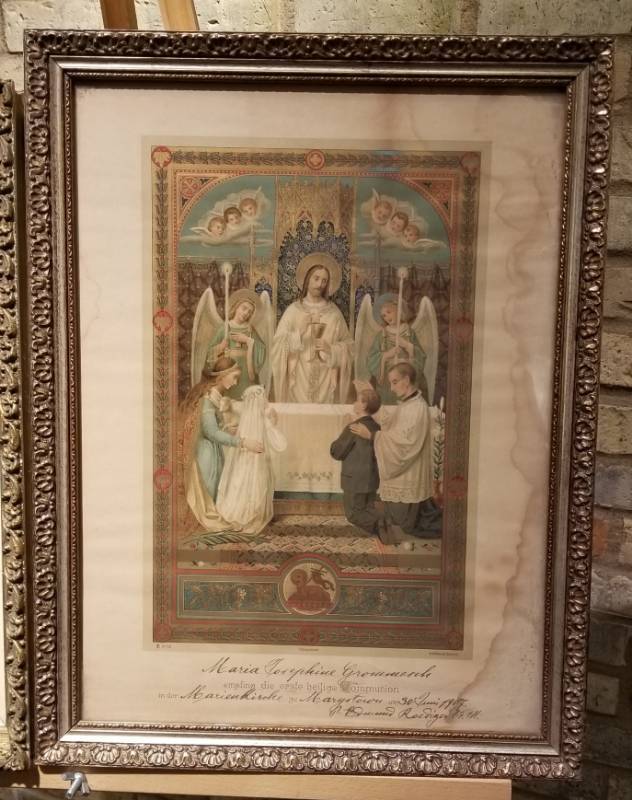 lot 13 image: Catholic 1st Holy Communion Certificates