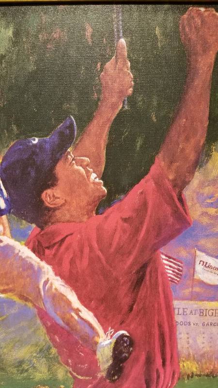 lot 10 image: Tiger Woods & Sergio Garcia Battle at Little Big Horn