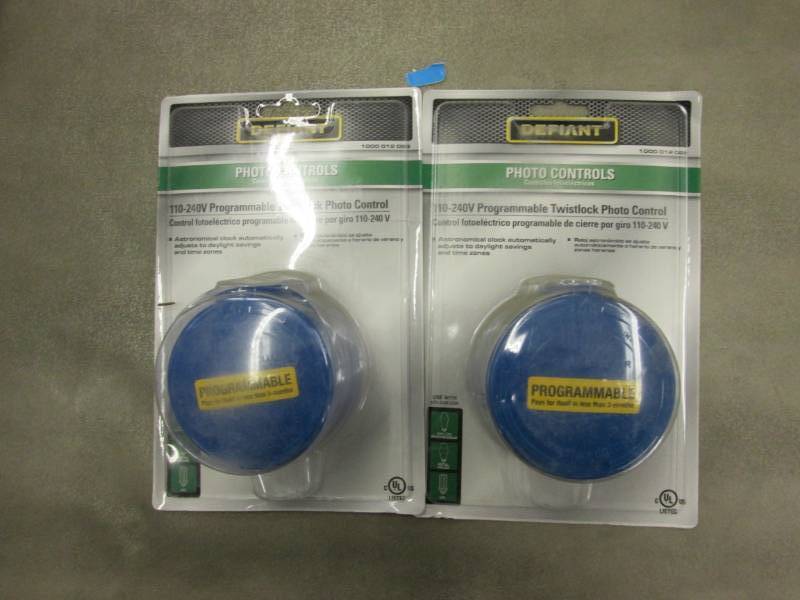 lot 50 image: Lot of 2 Defiant 110-240 Programmab...