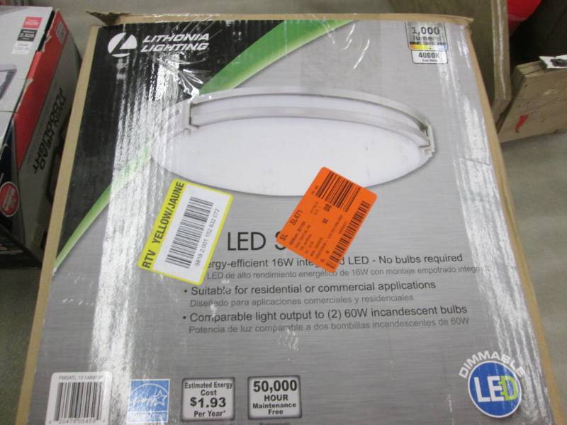 lot 51 image: Lithonia Lighting Saturn 16-Watt Br...