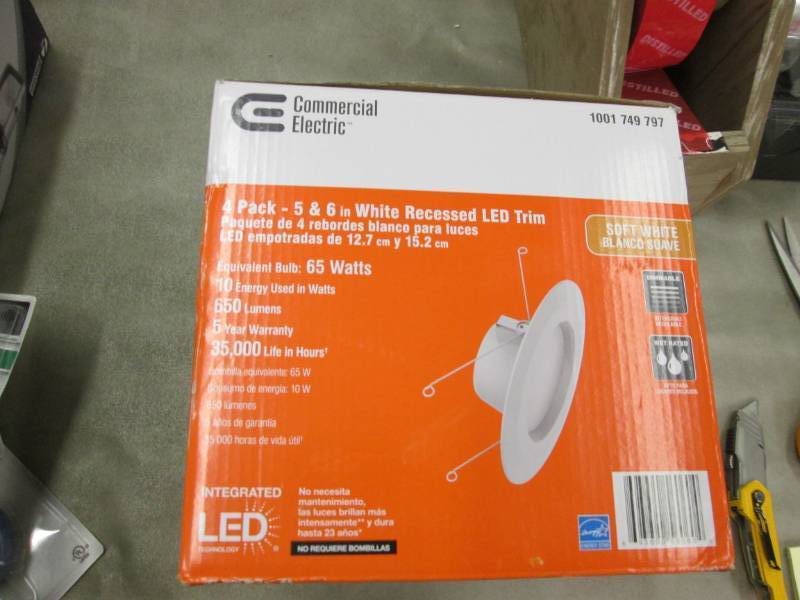 lot 55 image: Commercial Electric 5 in. and 6 in....