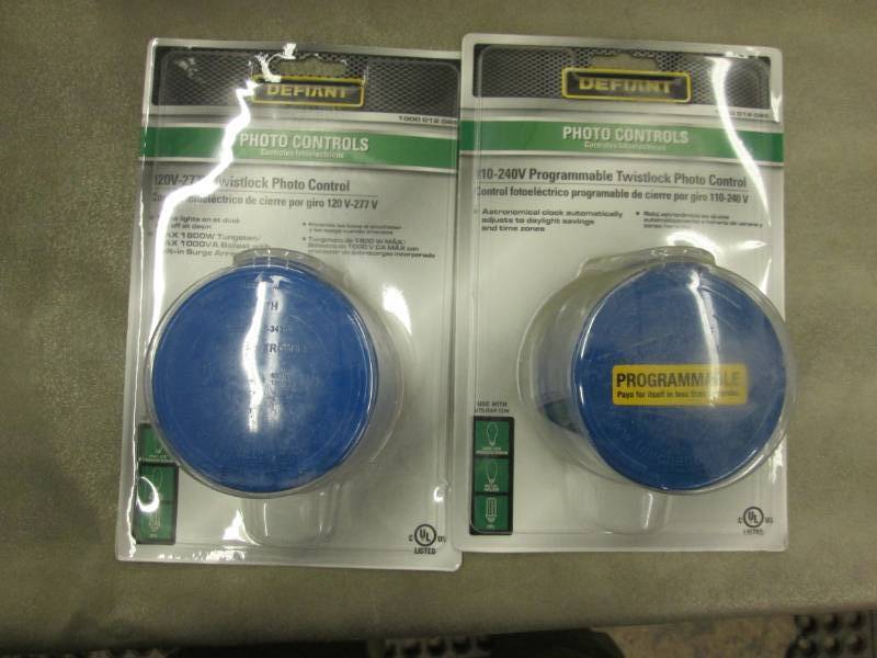 lot 58 image: Lot of 2 Defiant 110-240 Programmab...