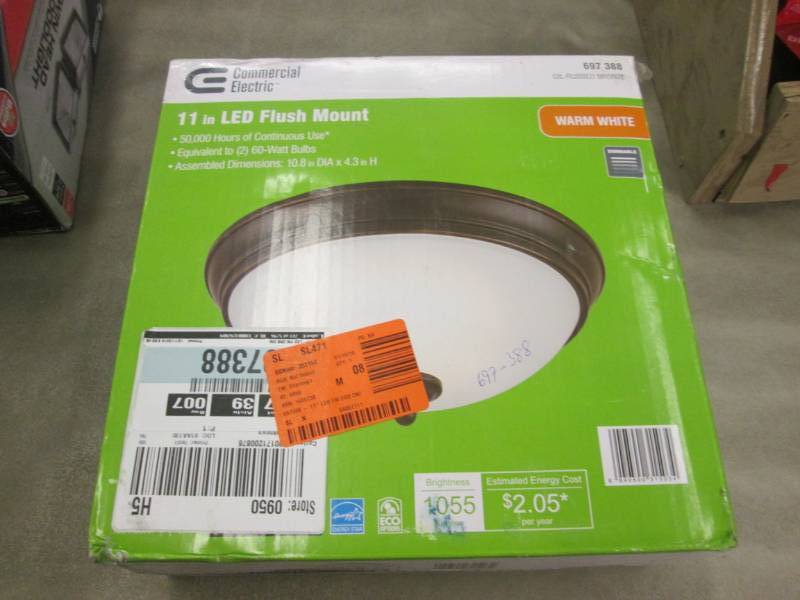 lot 67 image: Commercial Electric 11 in. 60-Watt ...