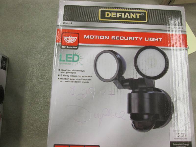lot 83 image: Defiant 180 Degree Black Motion Act...