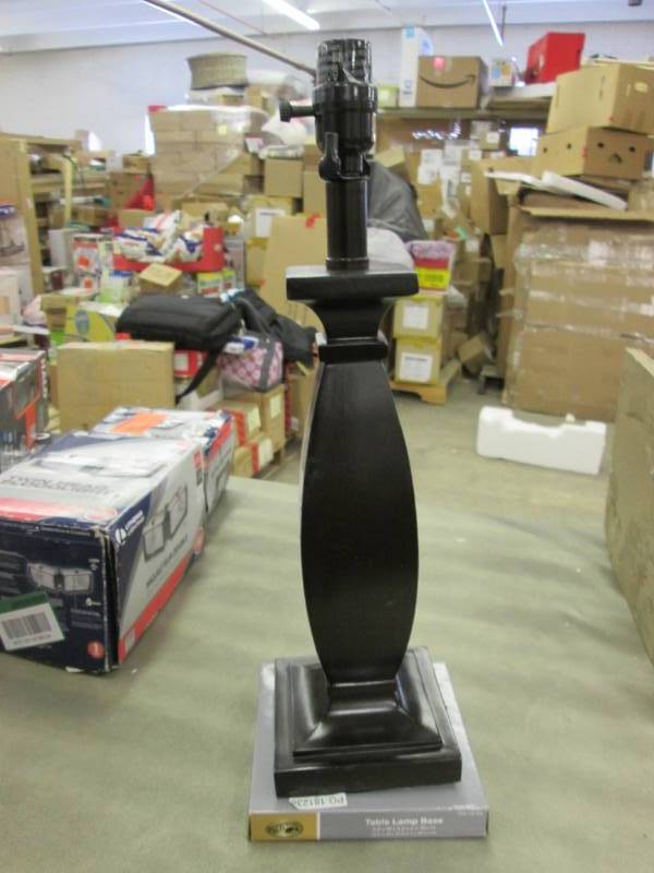 lot 88 image: Hampton Bay Table Lamp Base open bo...