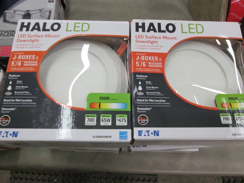 lot 95 image: Lot of 2 Halo SLD 5 in. and 6 in. W...