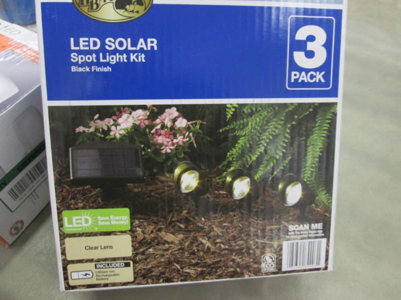 lot 97 image: Hampton Bay Solar Black Outdoor Int...