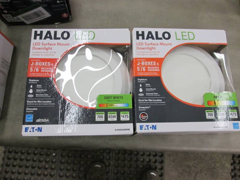 lot 102 image: Lot of 2 Halo SLD 5 in. and 6 in. W...