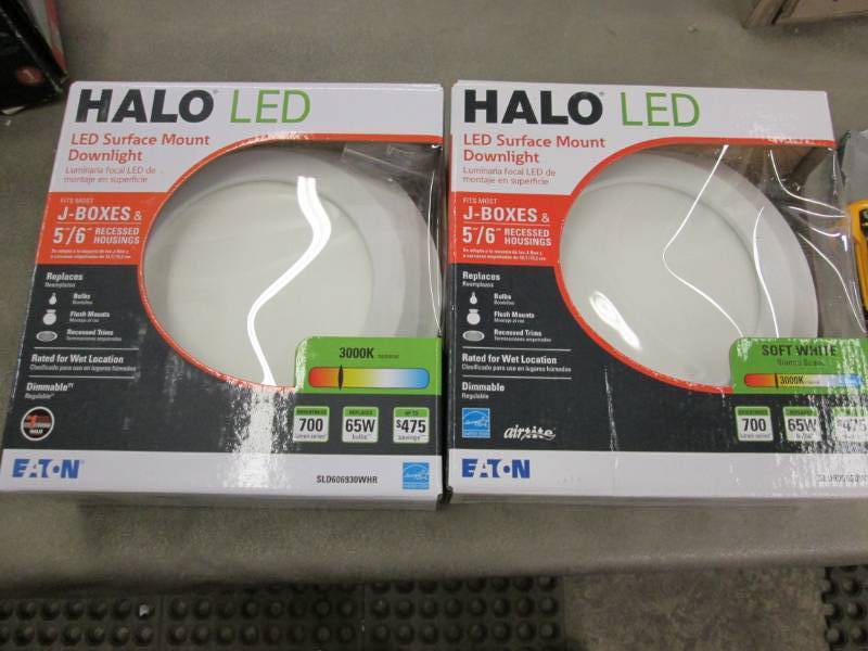 lot 104 image: Lot of 2 Halo SLD 5 in. and 6 in. W...