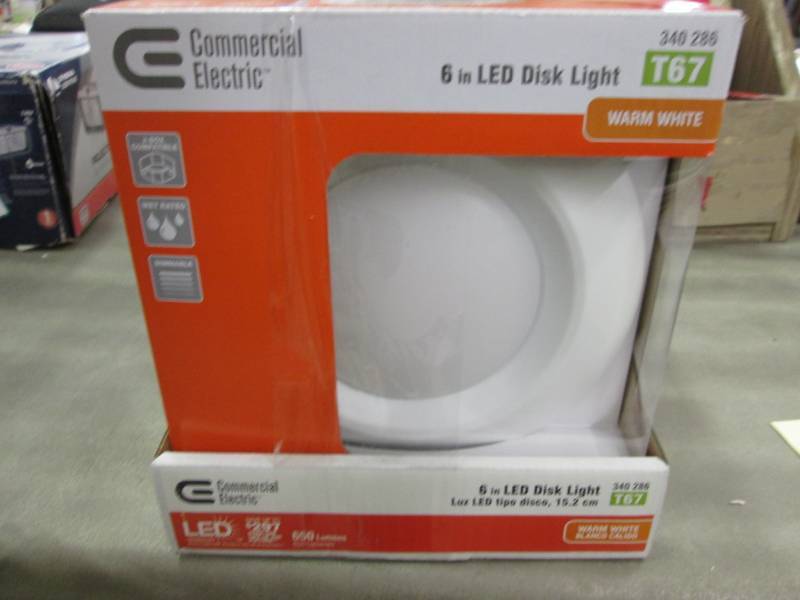lot 105 image: Lot of 4 Commercial Electric 6 in. ...