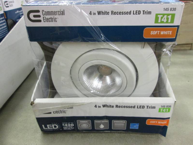 lot 108 image: Lot of 4 Commercial Electric 4 in. ...