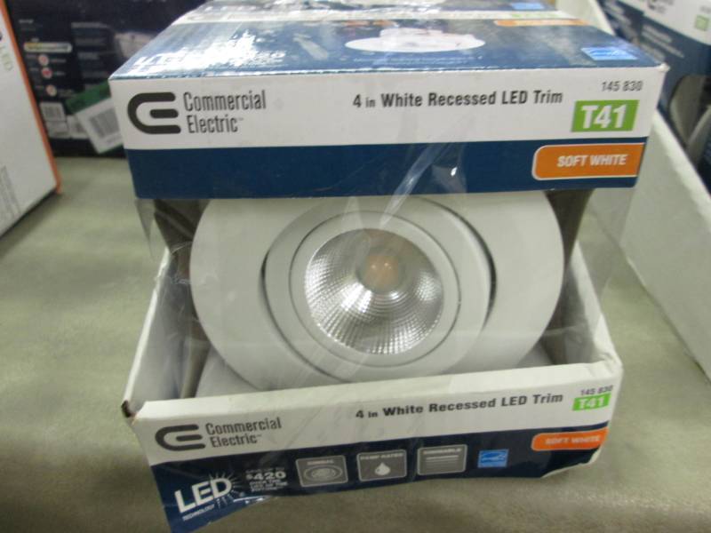 lot 109 image: Lot of 4 Commercial Electric 4 in. ...