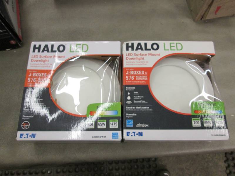 lot 115 image: Lot of 2 Halo SLD 5 in. and 6 in. W...