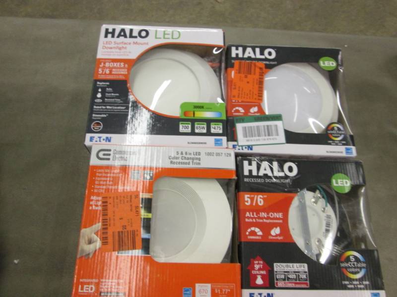 lot 126 image: Lot of 4 Halo Light Products...