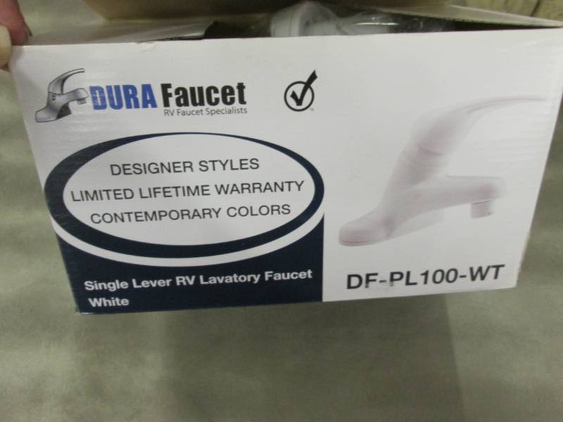 lot 142 image: Dura Faucet 4 in. Centerset Single-...