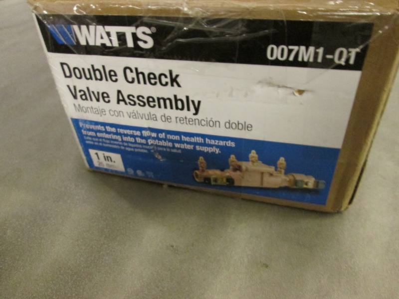 lot 149 image: Watts 1 in. Backflow Preventer open...