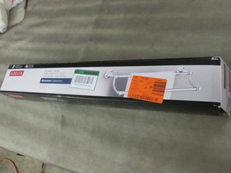 lot 153 image: Delta Silverton 24 in. Double Towel...