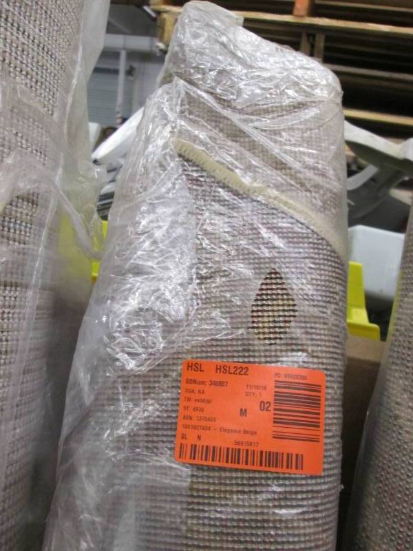lot 318 image: Tayse Rugs  Elegance Beige 5 ft. x ...