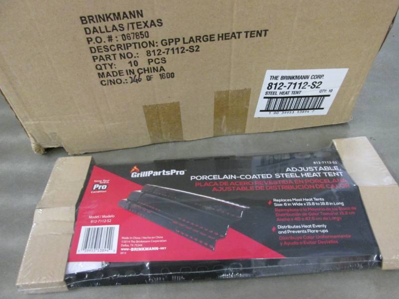 lot 345 image: Case of 10 GrillParts Pro Adjustabl...