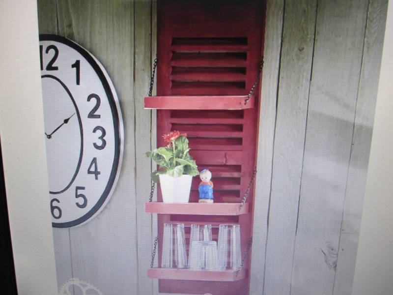 lot 394 image: Red Shutter Shelf open box Retail $...