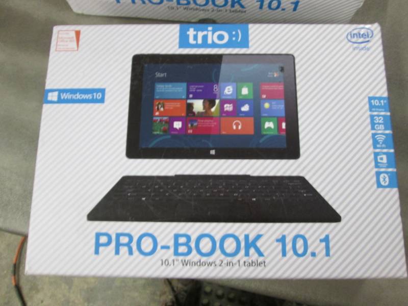 lot 229 image: Trio Pro-Book 10.1  2 in 1 tablet 3...
