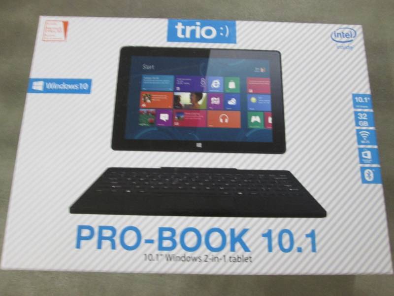 lot 231 image: Trio Pro-Book 10.1  2 in 1 tablet 3...