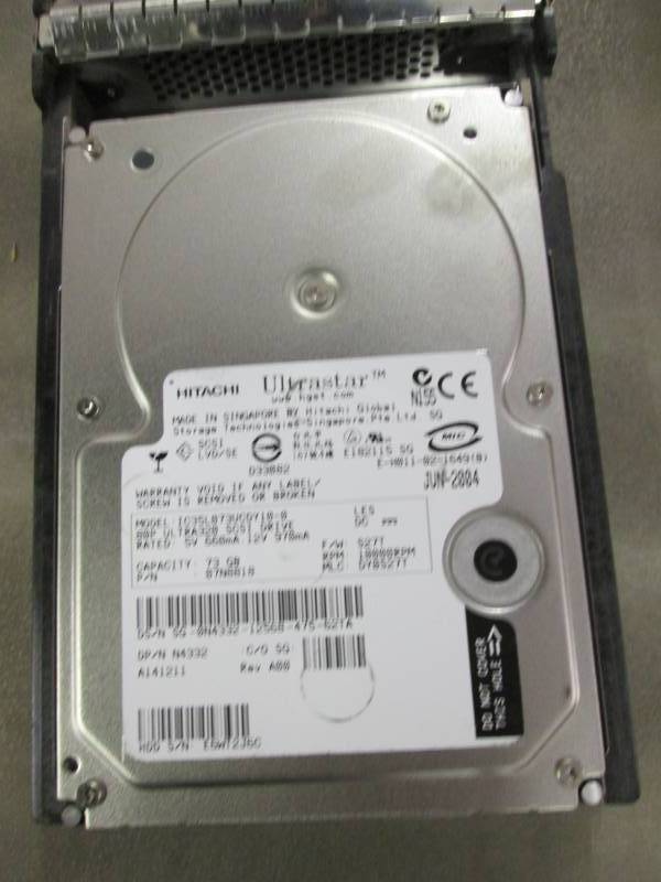 lot 242 image: IC35L073UCDY10-0 Hitachi Ultrastar ...