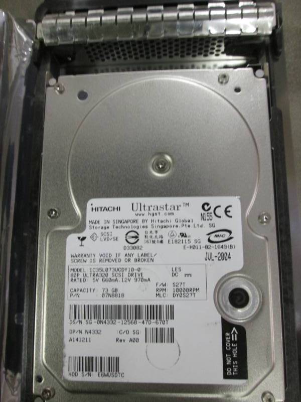 lot 250 image: IC35L073UCDY10-0 Hitachi Ultrastar ...