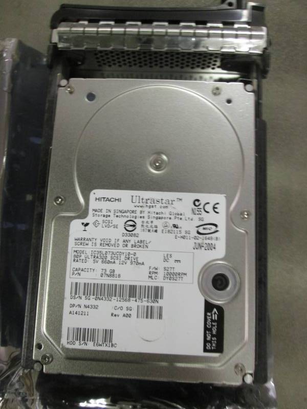 lot 251 image: IC35L073UCDY10-0 Hitachi Ultrastar ...