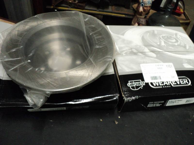 lot 34 image: 2 Car Quest Wear ever Brake Rotors ...