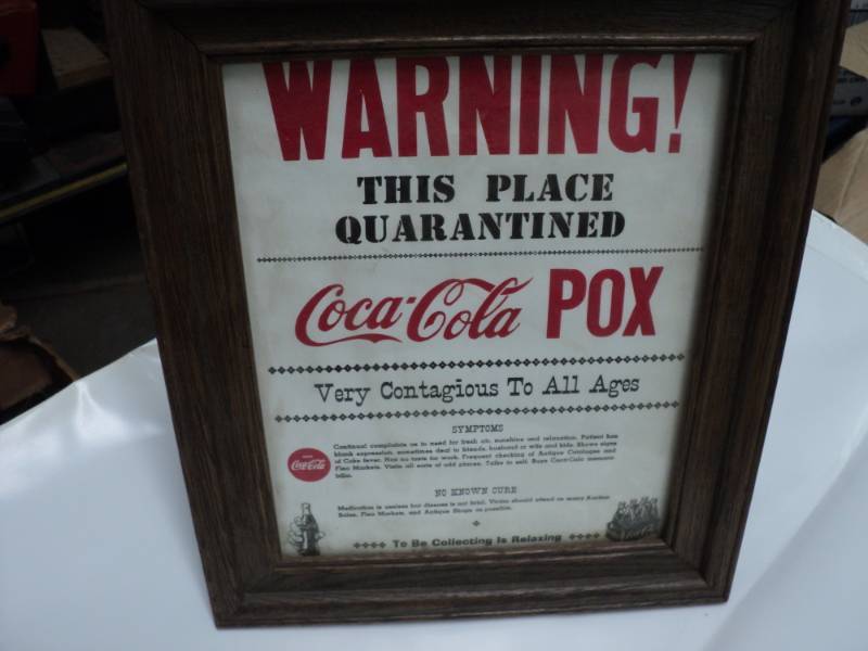 lot 53 image: Coca Cola Picture- 2nd one needs TL...