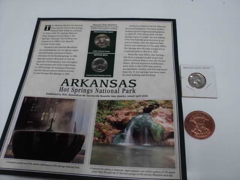 lot 78 image: 1 oz .999 Fine Copper coin, Arkansa...