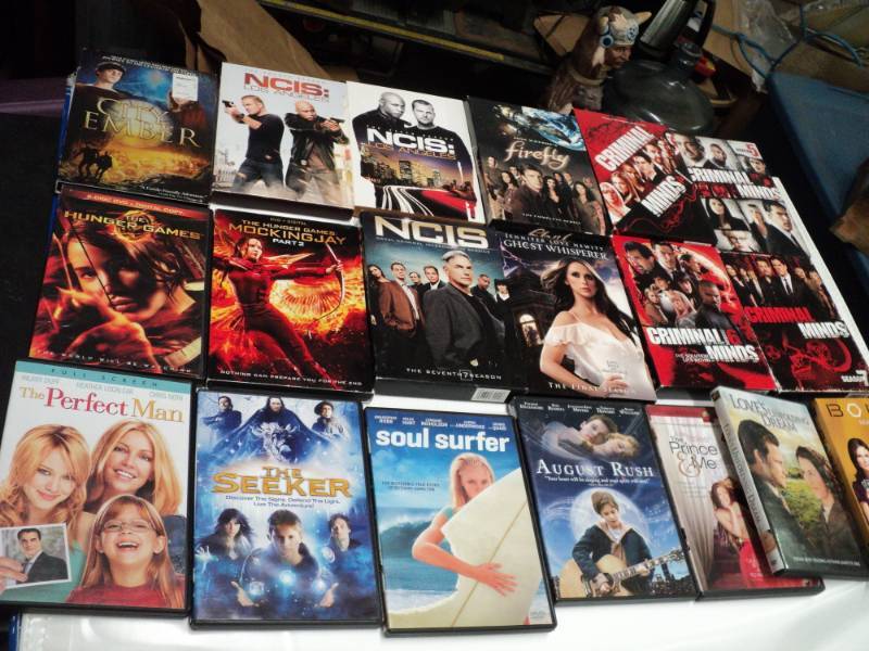 lot 100 image: DVDs...