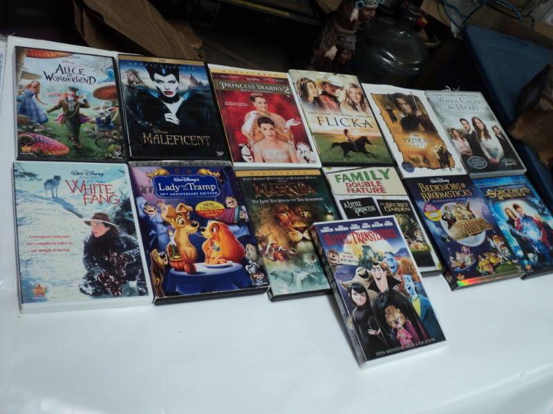 lot 101 image: Disney DVDs and CDs...