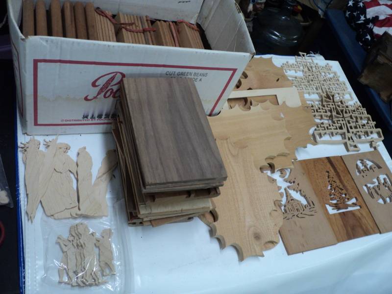 lot 105 image: Wood Pieces and Carving- all ready ...