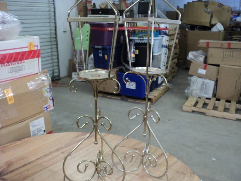 lot 175 image: 2 Candle Holders 29 tall...