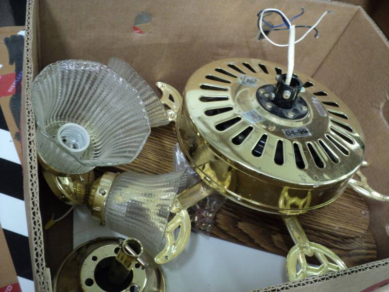 lot 205 image: Ceiling Fan with Light...