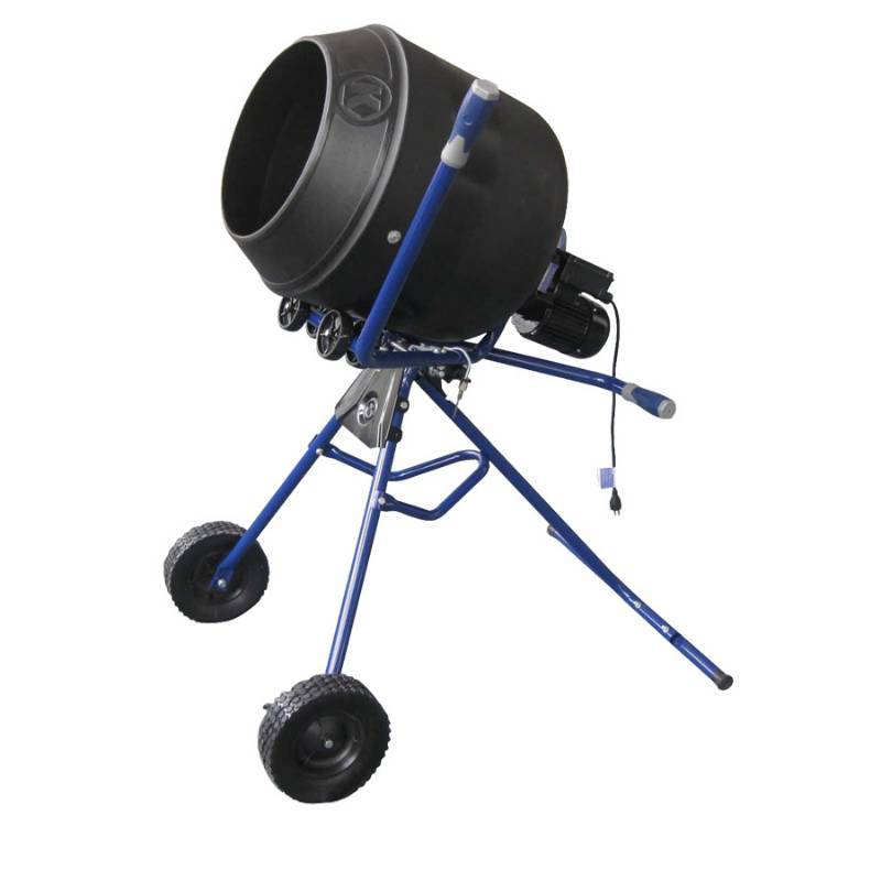 lot 16 image: Kobalt 4-cu ft 0.5-HP Cement Mixer SGY-CM1 - New out of Box, Missing 2 U-Bolts