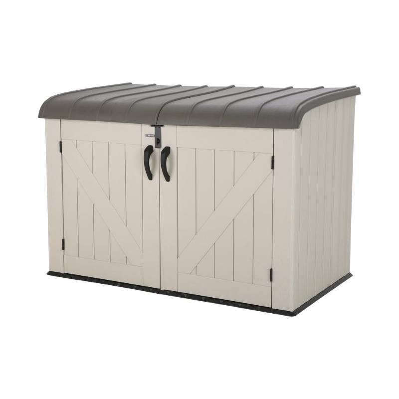 lot 92 image: Lifetime 3 ft. x 6 ft. Horizontal HDPE Shed, 60170