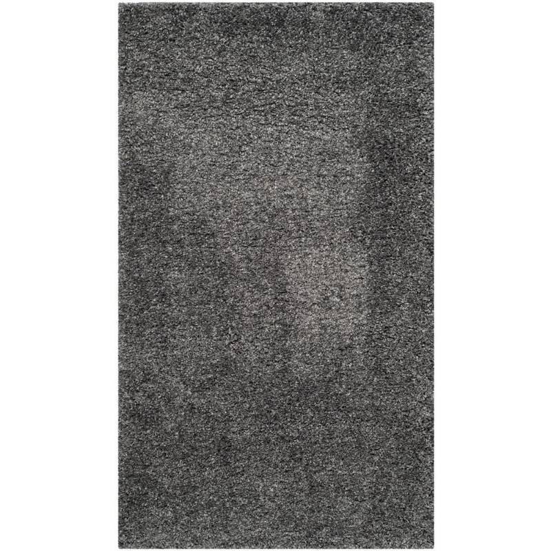 lot 102 image: Safavieh California Shag Dark Gray 7 ft. x 10 ft. Area Rug, SG151-8484-7