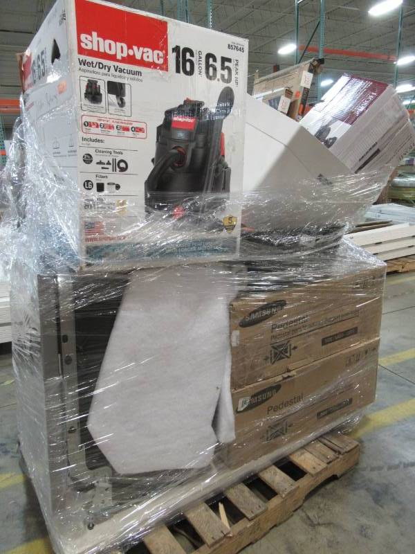 lot 98 image: WHOLESALE MIXED PALLET OF RETURNS - HOUSEWARES